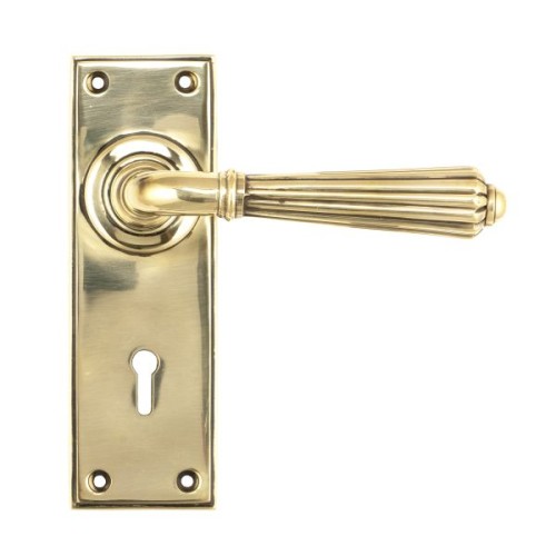 HINTON LEVER HANDLE ON BACKPLATE